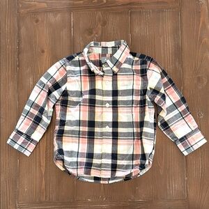Boys Baby Gap Button Up Shirt Size 2